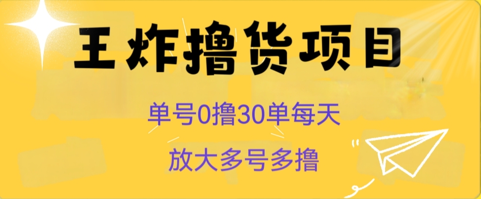 大小王撸货新项目，运单号0撸30单每日，多号多撸【揭密】-中创网_专注互联网创业,项目资源整合