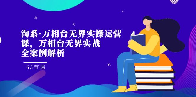 淘宝·万相台无边实际操作运营课，万相台·无边实战演练全案例剖析（63堂课）-皓哥创业笔记