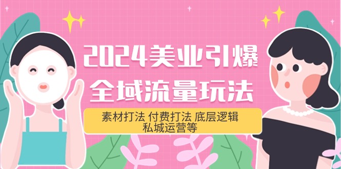 （9867期）2024美容连锁-点爆全域流量游戏玩法，素材内容玩法 付钱玩法 底层思维 私城运营等(31节)-中创网_专注互联网创业,项目资源整合