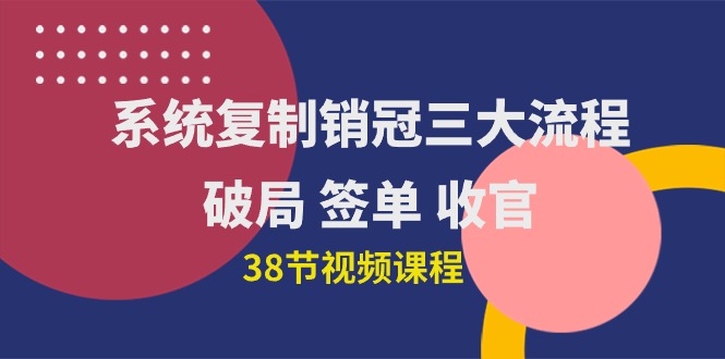 （10171期）系统复制 销售冠军三大步骤，突破 出单 完美收官（38节视频课程）-中创网_专注互联网创业,项目资源整合