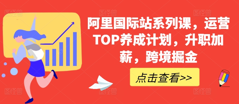 阿里国际站系列课，运营TOP养成计划，升职加薪，跨境掘金-中创网_专注互联网创业,项目资源整合