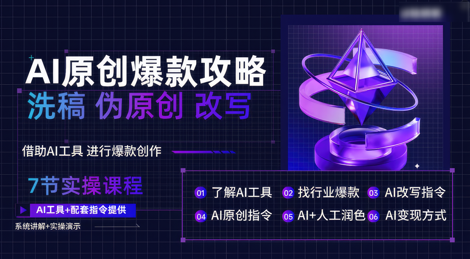 AI原创设计爆品攻略大全，伪原创改变原创文章必不可少，轻轻松松写作10万 爆款文案-中创网_专注互联网创业,项目资源整合