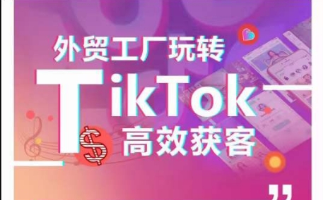 外贸工厂轻松玩TikTok高效率拓客，多种多样推广方式与内容创作方法，拆卸爆款短视频打造成功实例-中创网_专注互联网创业,项目资源整合