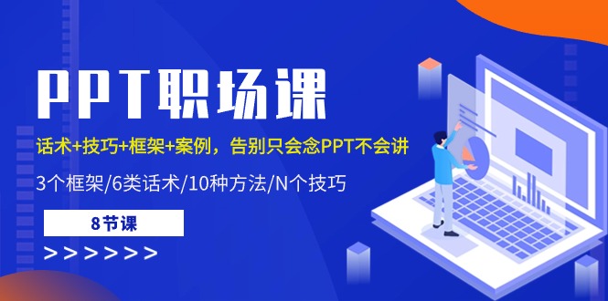 （10370期）PPT初入职场课：销售话术 方法 架构 实例，道别只会念PPT不会说（8堂课）-中创网_专注互联网创业,项目资源整合