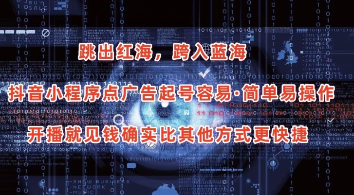 抖音小程序点广告项目，起号容易，简单易操作，开播就见有收益【揭秘】-中创网_专注互联网创业,项目资源整合