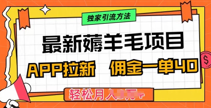 最新薅羊毛项目，利用购物APP拉新，佣金一单40.配合独家引流方法-中创网_专注互联网创业,项目资源整合
