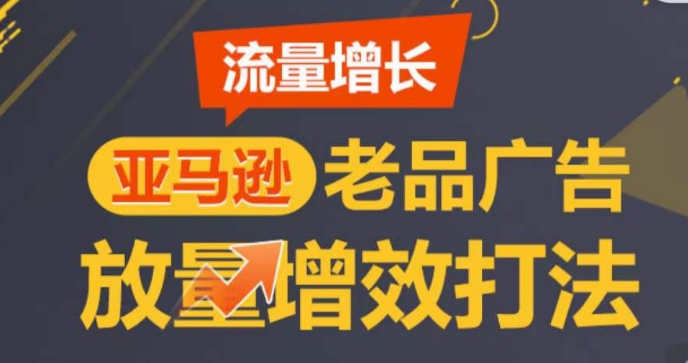 亚马逊平台流量增长-老品广告宣传放量上涨提质增效玩法，由浅入深，打造更多TOP listing-中创网_专注互联网创业,项目资源整合