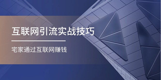 （11108期）互联网引流实操技巧(适合微商，吸引宝妈)，宅家通过互联网赚钱（17节）-中创网_专注互联网创业,项目资源整合