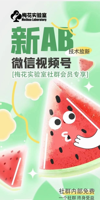 红梅花试验室2024年AB技术性微信视频号AB生成安卓版-中创网_专注互联网创业,项目资源整合