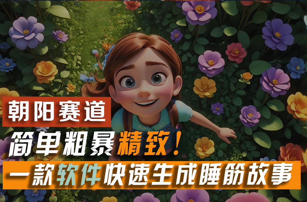 （11405期）运用一款软件5分钟左右一条爆品睡筋小故事，简单直接精美！新手月入2w-中创网_专注互联网创业,项目资源整合
