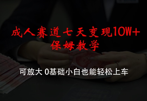 成年人跑道七天转现10W 家庭保姆课堂教学，可变大，0基本新手都可以轻松进入车内【揭密】-中创网_专注互联网创业,项目资源整合