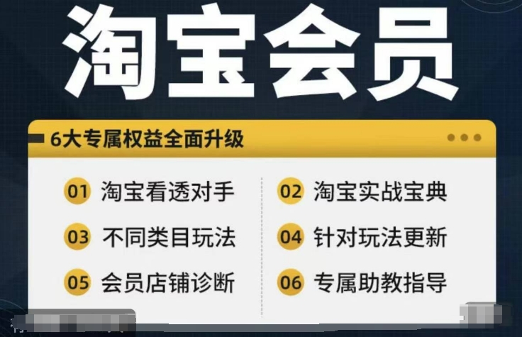 淘宝会员【淘宝网全部课程，深入分析敌人】，初中级到大神全系列实战演练秘笈-中创网_专注互联网创业,项目资源整合