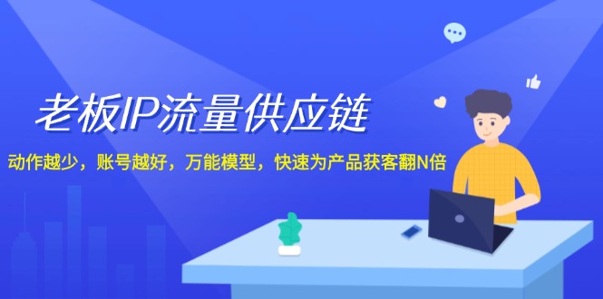 老总IP总流量供应链管理，姿势越低账户就越好，全能实体模型迅速为生产拓客翻N倍！-中创网_专注互联网创业,项目资源整合
