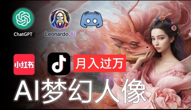 AI拍摄唯美人像图片：零基础也可以月入上万的隐秘【揭密】-中创网_专注互联网创业,项目资源整合