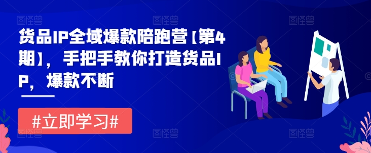 货品IP全域爆款陪跑营【第4期】，手把手教你打造货品IP，爆款不断-中创网_专注互联网创业,项目资源整合