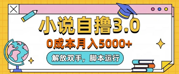 小说自撸3.0，解放双手，不浪费时间，适合大众-中创网_专注互联网创业,项目资源整合