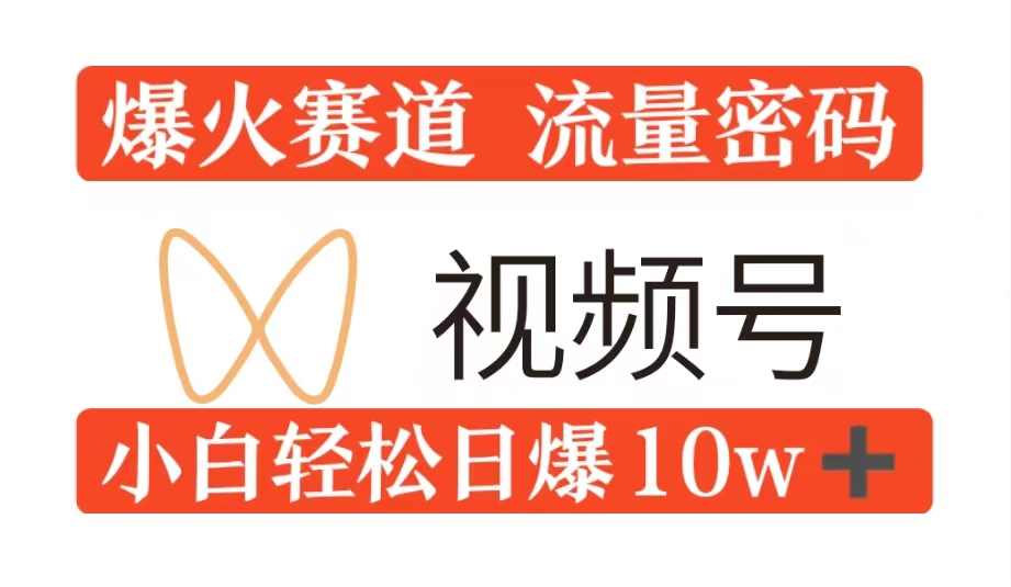 0粉在视频号爆火赛道流量密码，模式全方位，小白轻松日爆10w+流量-中创网_专注互联网创业,项目资源整合