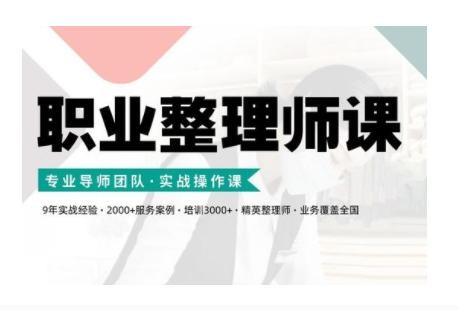 职业类型整理师培训(新版本)，实战操作课-中创网_专注互联网创业,项目资源整合