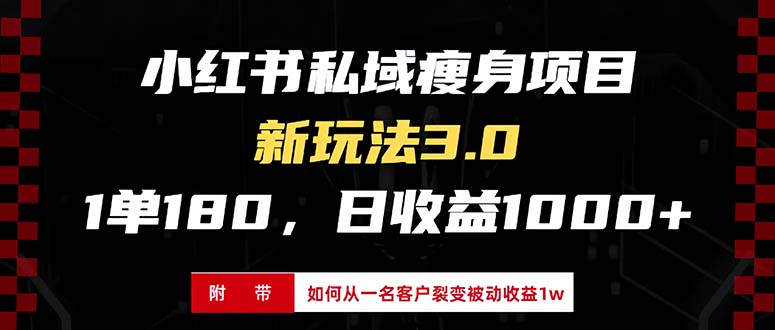 （13348期）小红书的减肥新项目3.0方式，新手入门日赚盈利1000 （附从一名客户裂变盈利…-中创网_专注互联网创业,项目资源整合