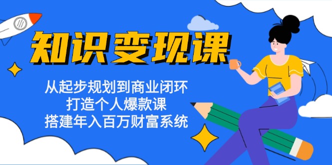 （13185期）知识变现课：从起步规划到商业闭环 打造个人爆款课 搭建年入百万财富系统-中创网_专注互联网创业,项目资源整合