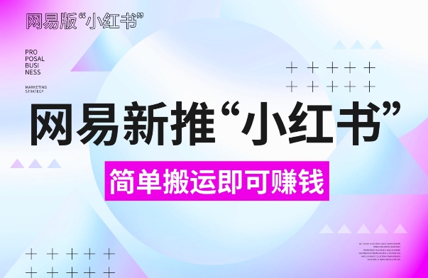 网易官方新推“小红书”，搬运即有收益，新手小白千万别错过(附详细教程)【揭秘】-中创网_专注互联网创业,项目资源整合
