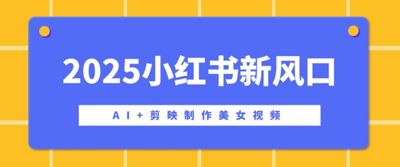 2025小红书的新蓝海，AI 剪辑软件制做美女丝袜，引流矩阵公布快速吸粉，初学者也可以实际操作-中创网_专注互联网创业,项目资源整合