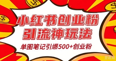 25年全新评测小红书爆文日引500 自主创业粉-中创网_专注互联网创业,项目资源整合