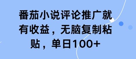 番茄小说评论推广就有收益，无脑复制粘贴，单日100+-中创网_专注互联网创业,项目资源整合