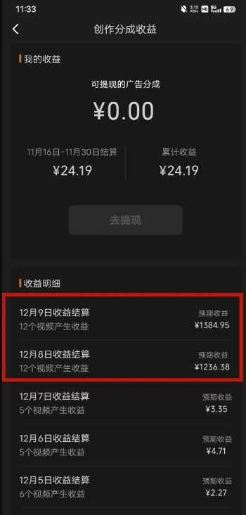 全新撸视频号作创者益收课程内容，测通了微信视频号分为方案，一天百来块！-中创网_专注互联网创业,项目资源整合