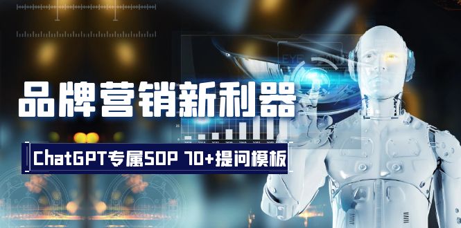 （8403期）品牌营销新利器：ChatGPT专属SOP，70+提问模板-中创网_专注互联网创业,项目资源整合