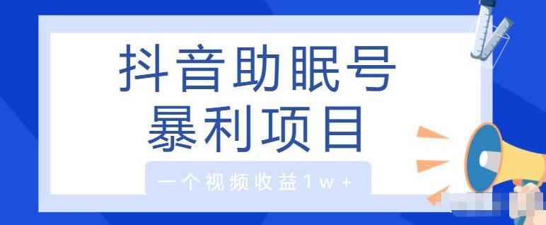 睡眠质量？月入20000 ？小众小程序，零门槛家庭保姆级实例教程，两双手便会-中创网_专注互联网创业,项目资源整合