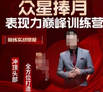 众星捧月表现力巅峰训练营，全方位打造，陪练实战赋能-中创网_专注互联网创业,项目资源整合