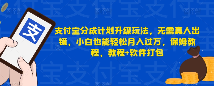 支付宝钱包分为方案升级玩法，不用真人出镜，新手都可以轻松月入破万，家庭保姆实例教程，实例教程 软件打包-中创网_专注互联网创业,项目资源整合