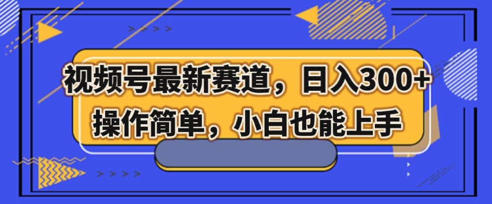 微信视频号最新生态，日入300 ，新手入门快速掌握-中创网_专注互联网创业,项目资源整合