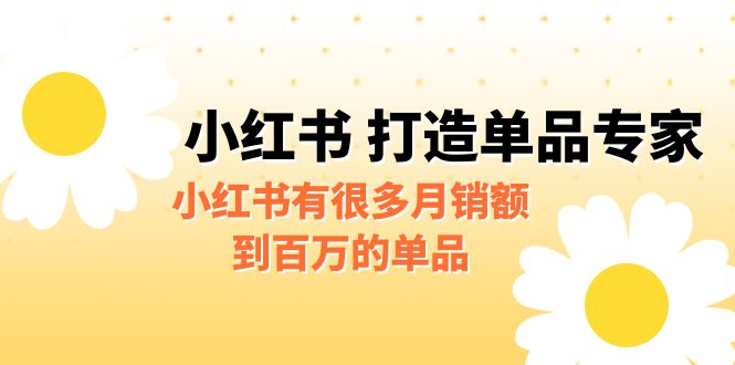 某公众号付费文章《小红书 打造单品专家》小红书有很多月销额到百万的单品-中创网_专注互联网创业,项目资源整合