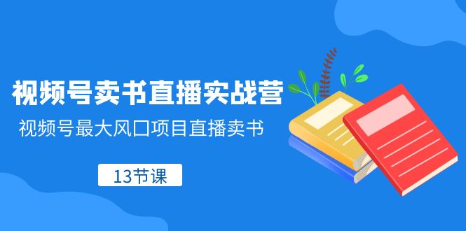 （8080期）微信视频号-开书店直播间实战营，微信视频号较大风囗新项目直播卖书（13堂课）-暖阳网-优质付费教程和创业项目大全-中创网_专注互联网创业,项目资源整合