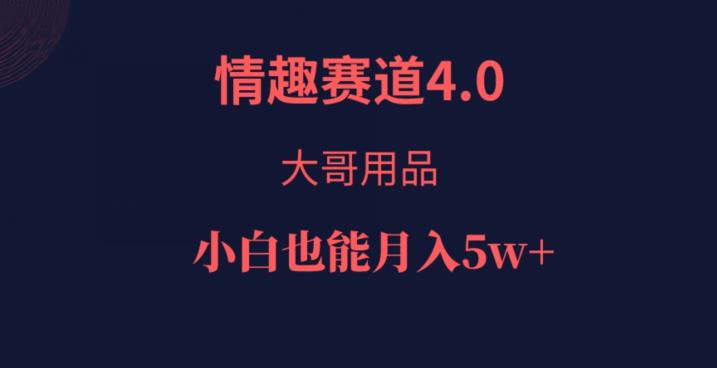 情趣赛道4.0，大哥用品，小白也能月入5w！-中创网_专注互联网创业,项目资源整合